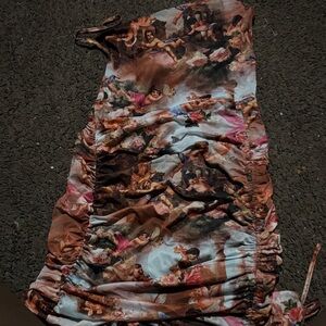 SHEIN Angelic Print Dress - Multicolor